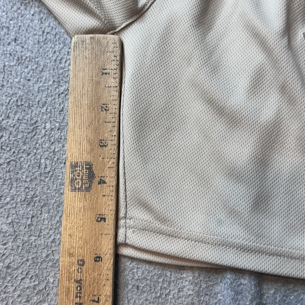 Adidas‎ Shorts Kids S 8 Tan Mesh Athletic 3-Stripe AG10180 Activewear